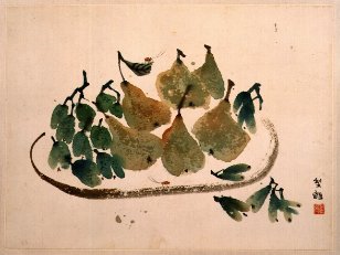21.1.692 Chen Chi-kwan, Pears Apart More information Chen Chi-kwan Pears Apart Ink and water-colours on xuan paper Inscribed in the lower-right margin with one seal of the artist, Chen Chi-kwan...